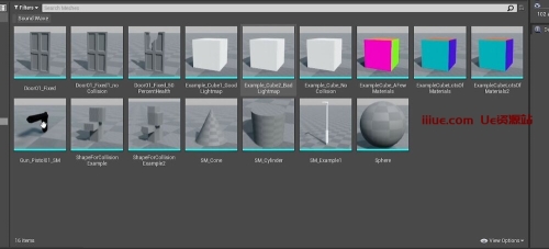 虚幻引擎的50个提高效率的技巧-快速开发提示 #46 UE4 / UE5 – 缩略图编辑模式