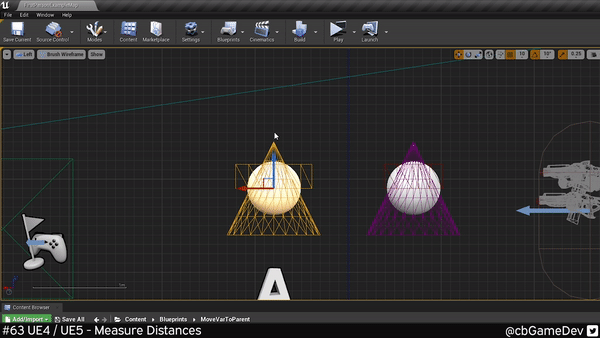 虚幻引擎快速开发提示 #63 UE4 / UE5 - 测量距离 虚幻引擎快速开发提示 #63 UE4 / UE5 - 测量距离