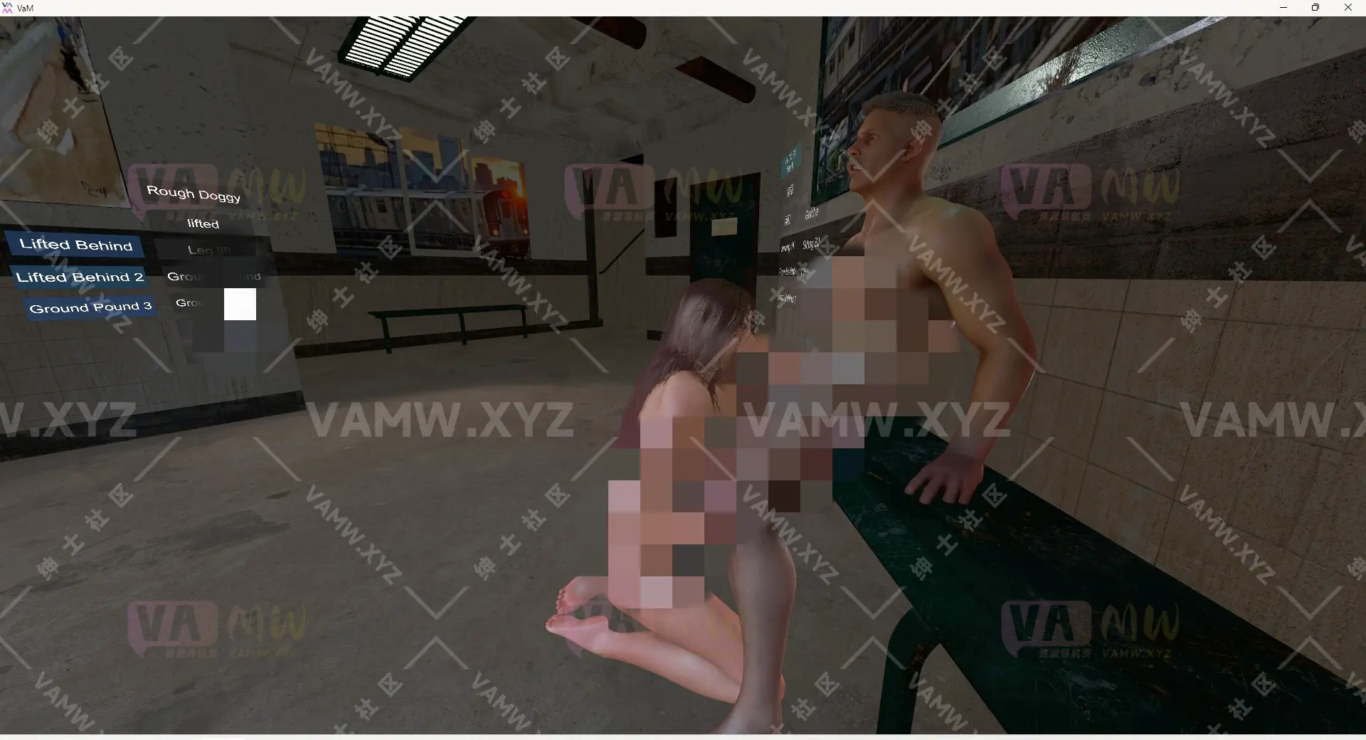 [VAM场景]真实女友游戏 RizkyBizz.Trainstop_v_3.1