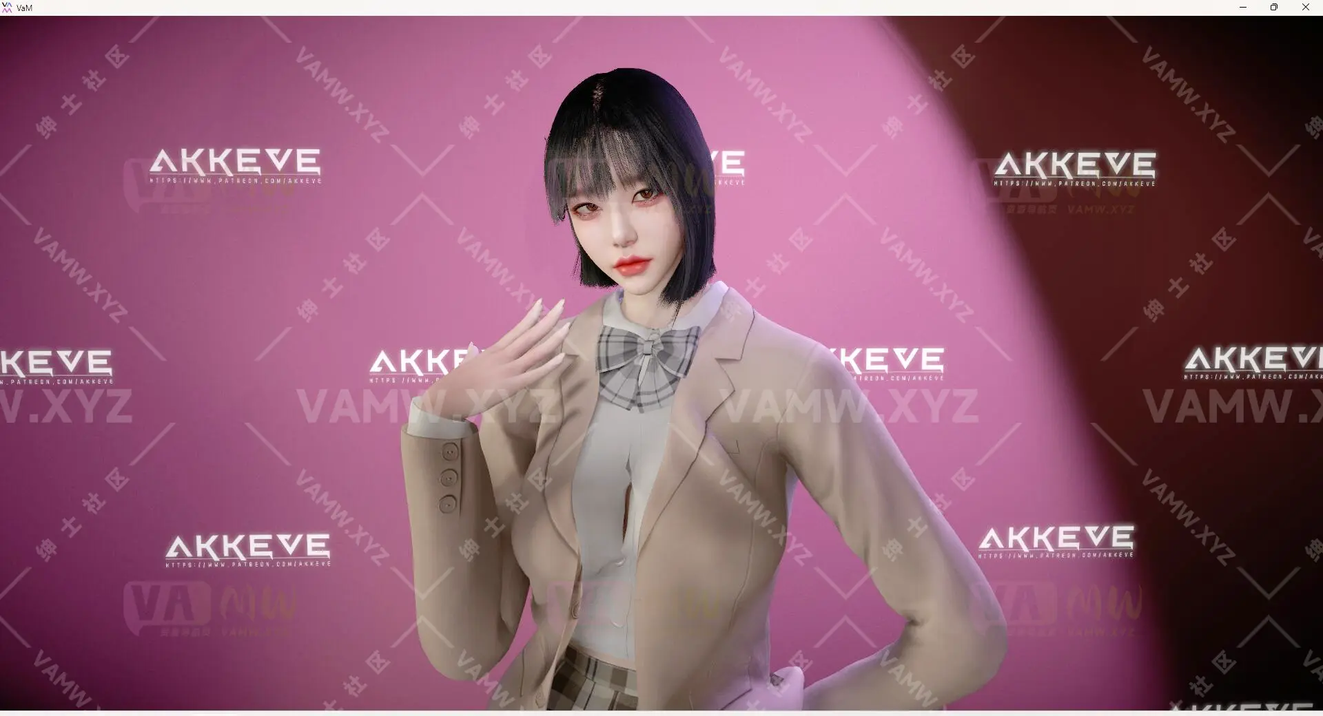 [VAM人物]真实女友游戏 AKKEVE.Min_Seo.1