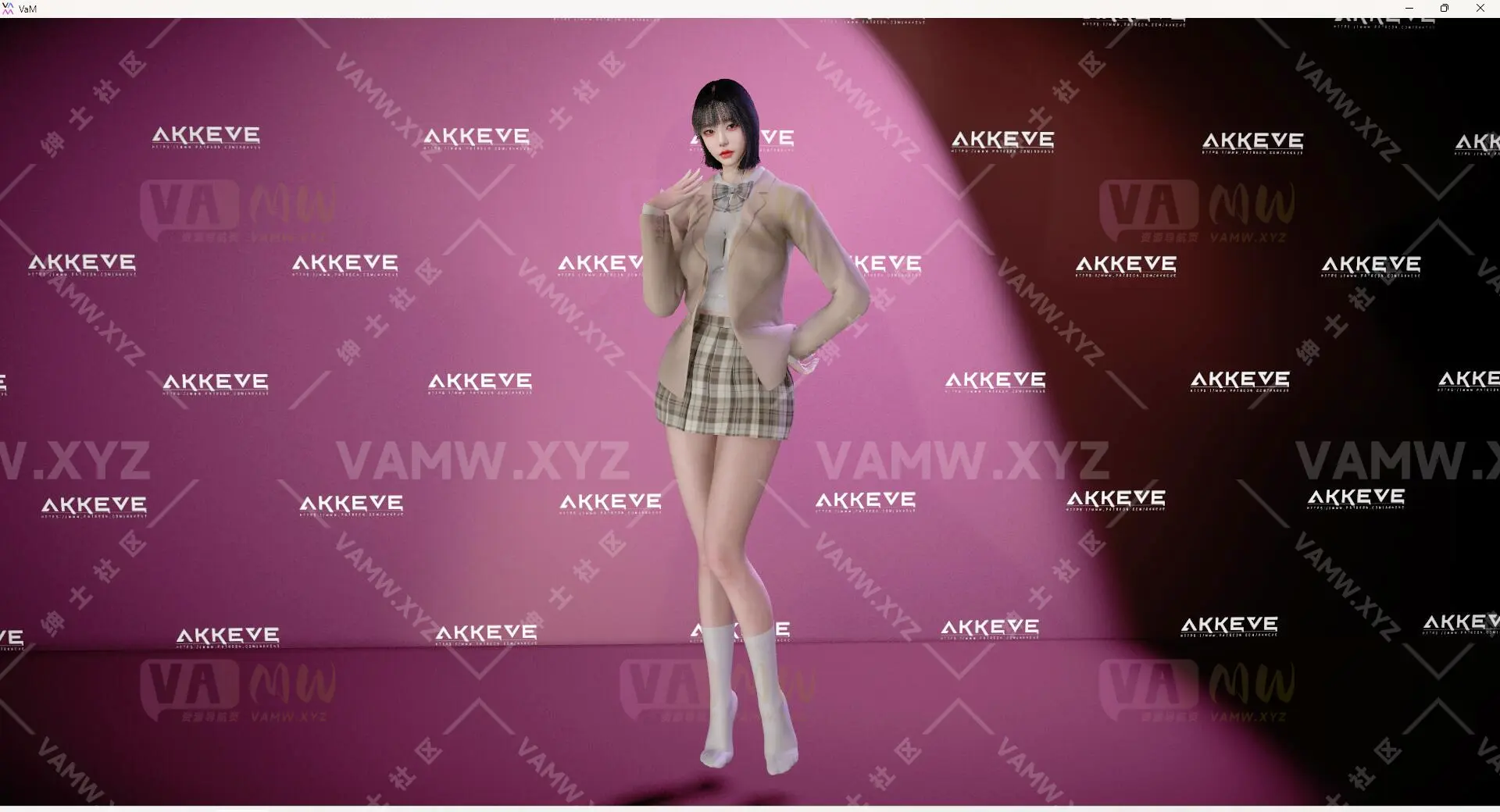 [VAM人物]真实女友游戏 AKKEVE.Min_Seo.1