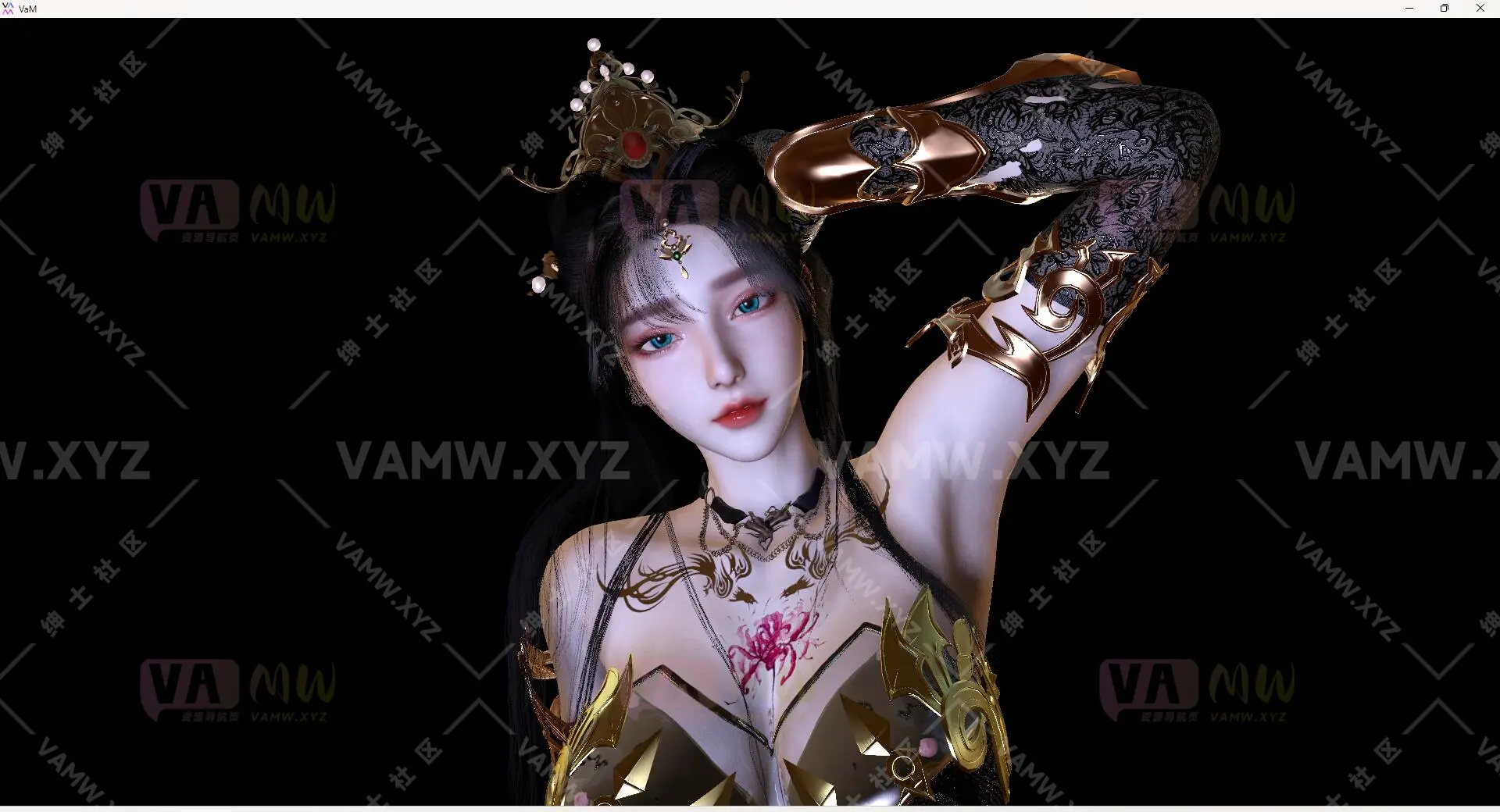 [VAM人物]真实女友游戏 古风美女 101.魔女安心.1