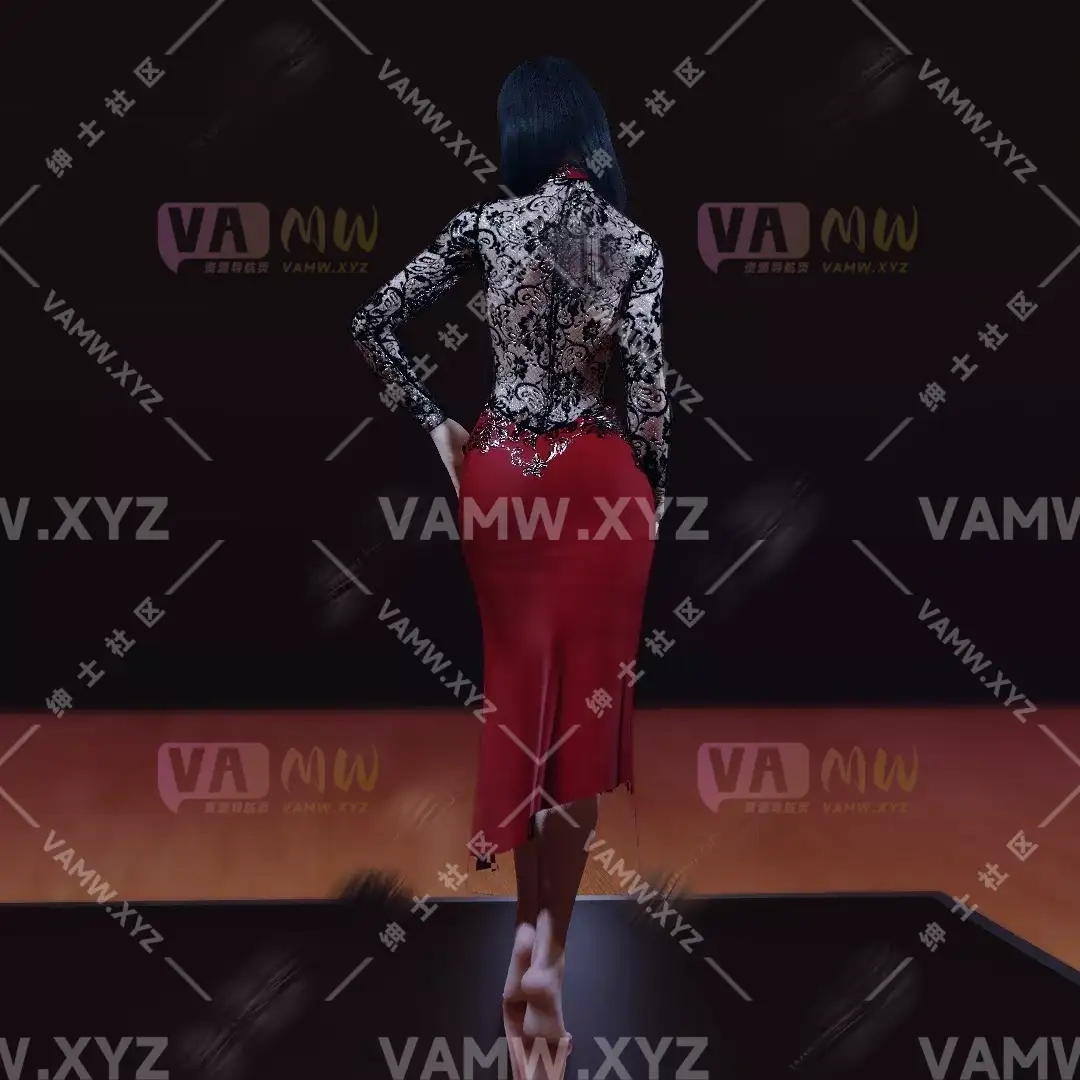 衣服 VAM-YJ.Lace_cheongsam.1