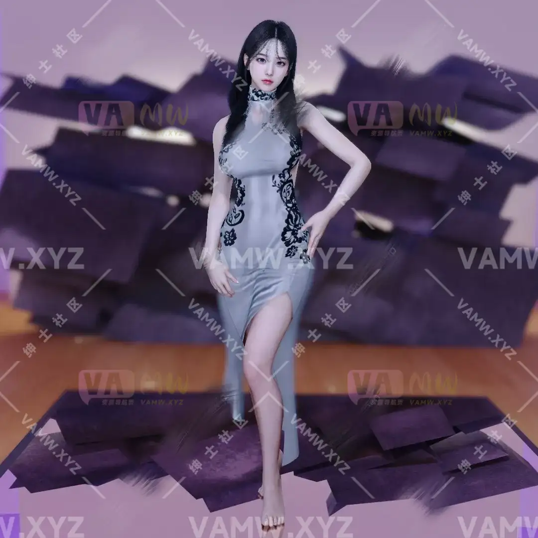 衣服 VAM-YJ.Lace_cheongsam.1