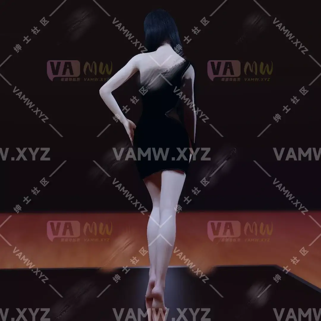 衣服 VAM-YJ.ElegantEveningDress.1