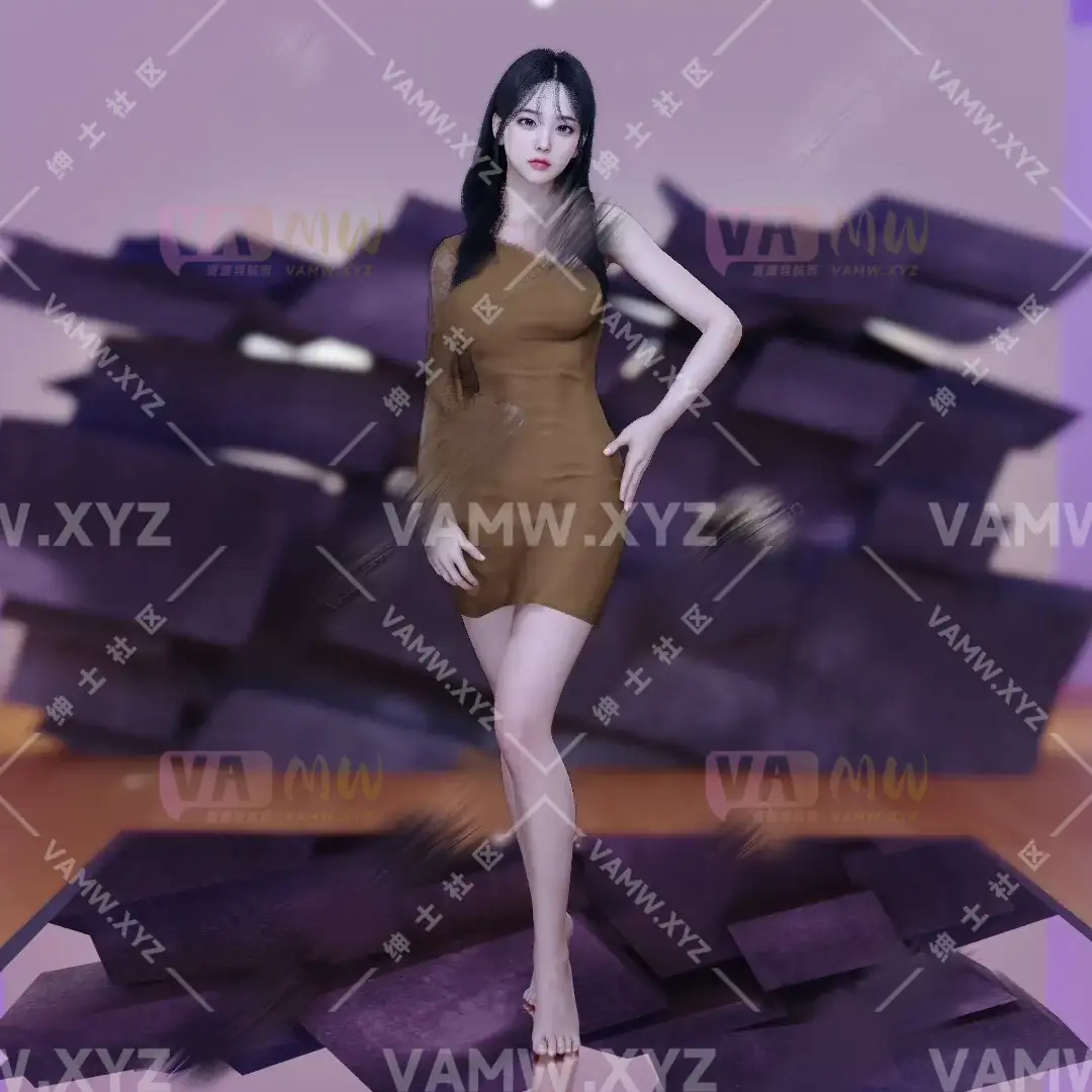 衣服 VAM-YJ.ElegantEveningDress.1
