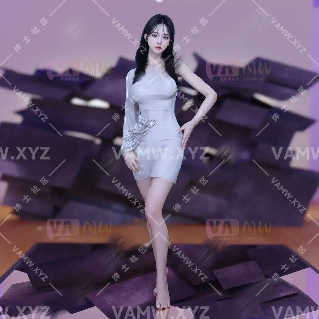 衣服 VAM-YJ.ElegantEveningDress.1