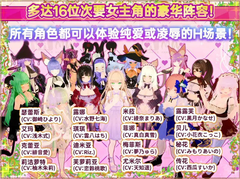 [游戏]PC 更新[爆款3D互动/开放世界/幻想后宫/全动态] 異世界樹的巫女~用魔法觸摸盡情做***的事~ 異世界樹の巫女~魔法のチカラでおさわりHやりたい放題~ V1.6 官中版+DLC [6.40G]