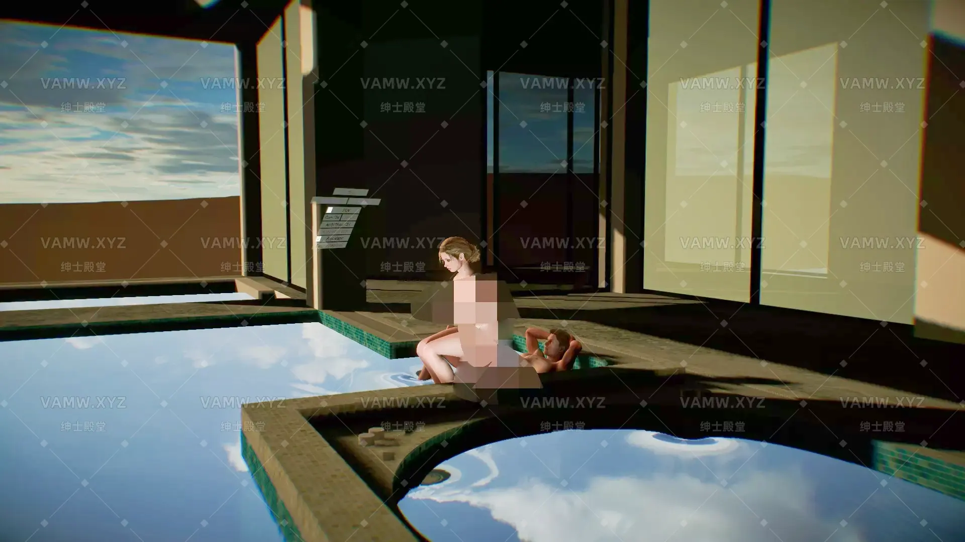 [VAM场景]真实女友游戏 C&G-STUDIO.QD-PoolBang.1.var