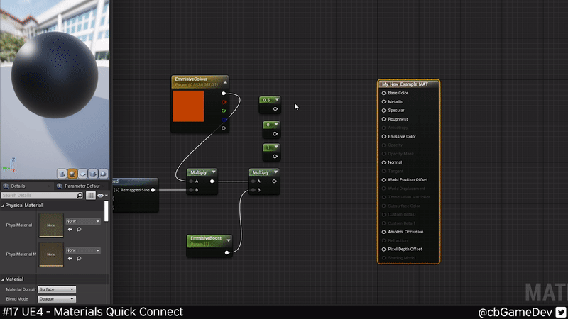 虚幻引擎的4个材质编辑器技巧
