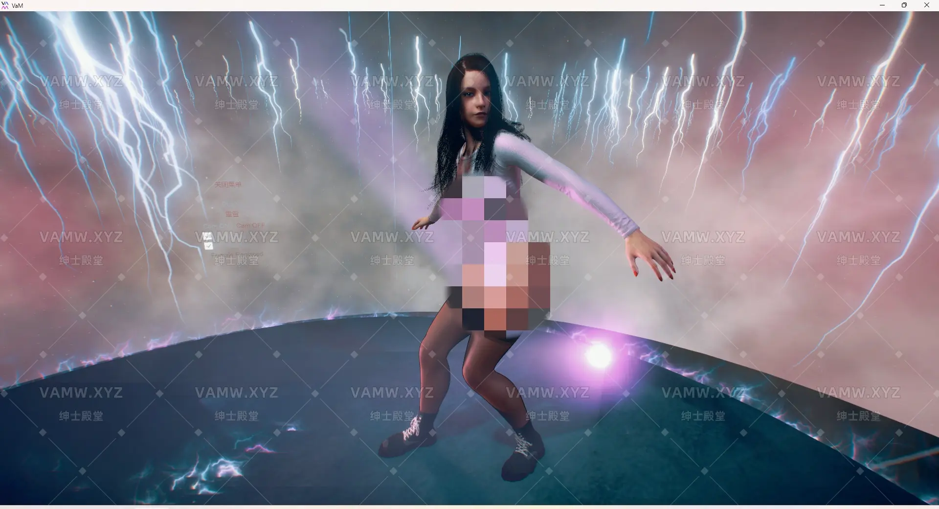 [VAM场景]真实女友游戏 摇舞 C&G-STUDIO.Electric_Vibe.1.var